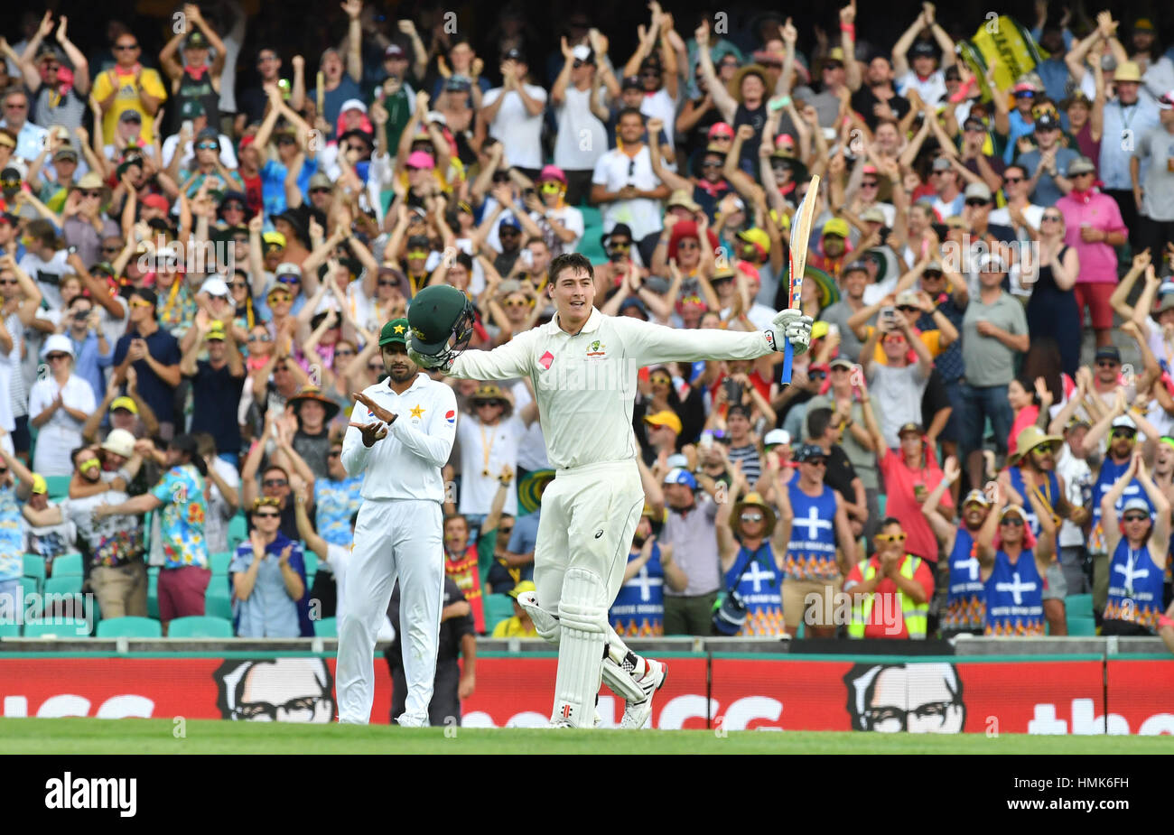 L'Australie a été à la tête de la troisième test contre le Pakistan à la CTB pour des siècles avec David Warner et Mat Renshaw comprend : Mat Infos Où : Sydney, Australie Quand : 03 Jan 2017 Credit : WENN.com Banque D'Images