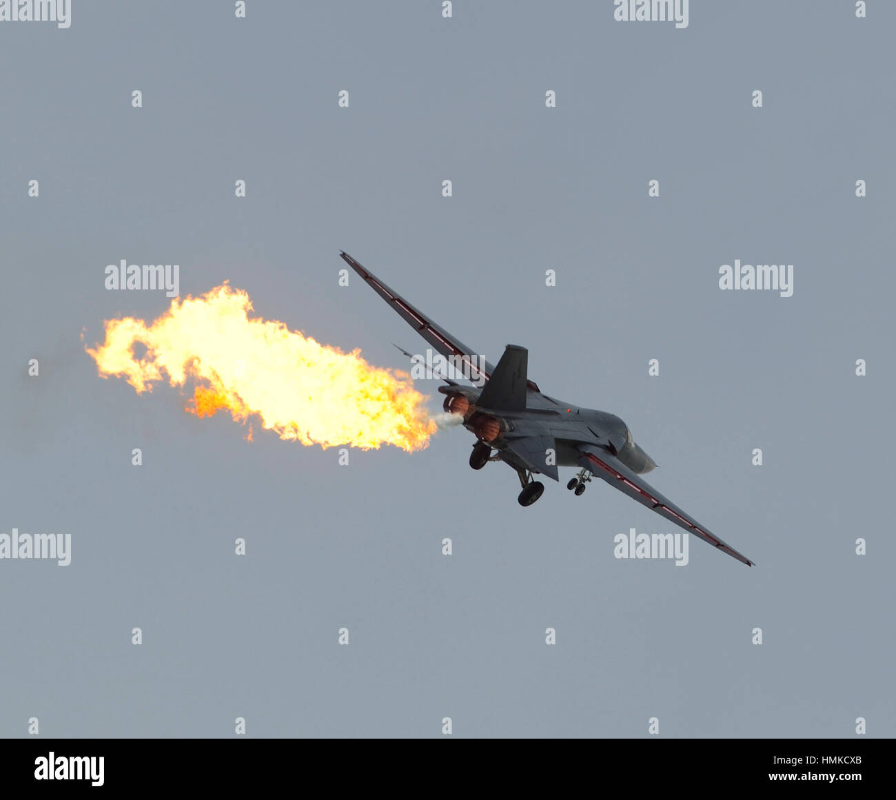 Royal Australian Air Force (RAAF General Dynamics F-37C en burnÕ ÔDragonÕs Aardvark flying-affichage à l'Singapore-Airshow 2010 Banque D'Images