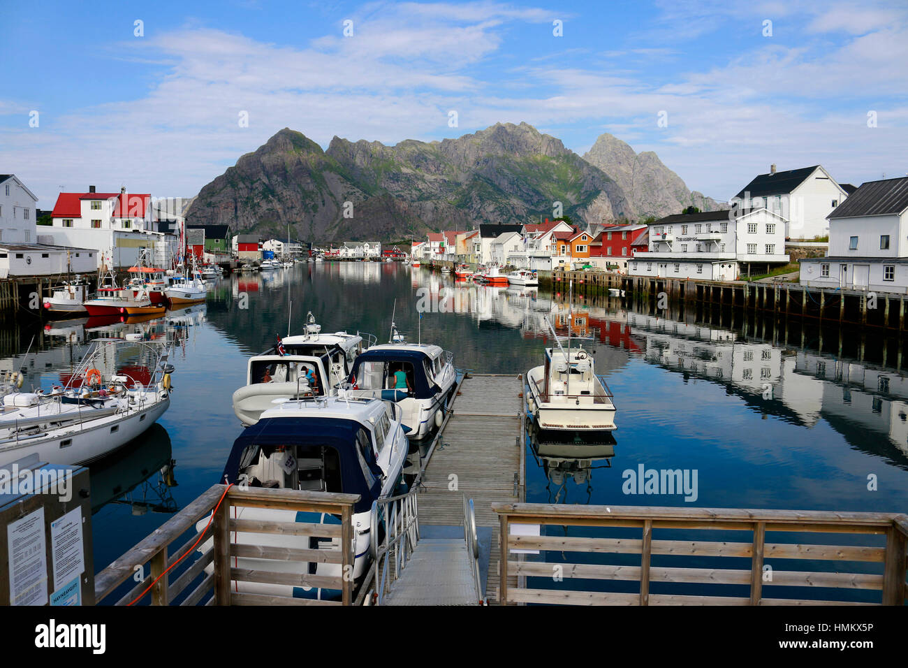 Impressions : paysage, Iles Vesteralen, en Norvège. Banque D'Images