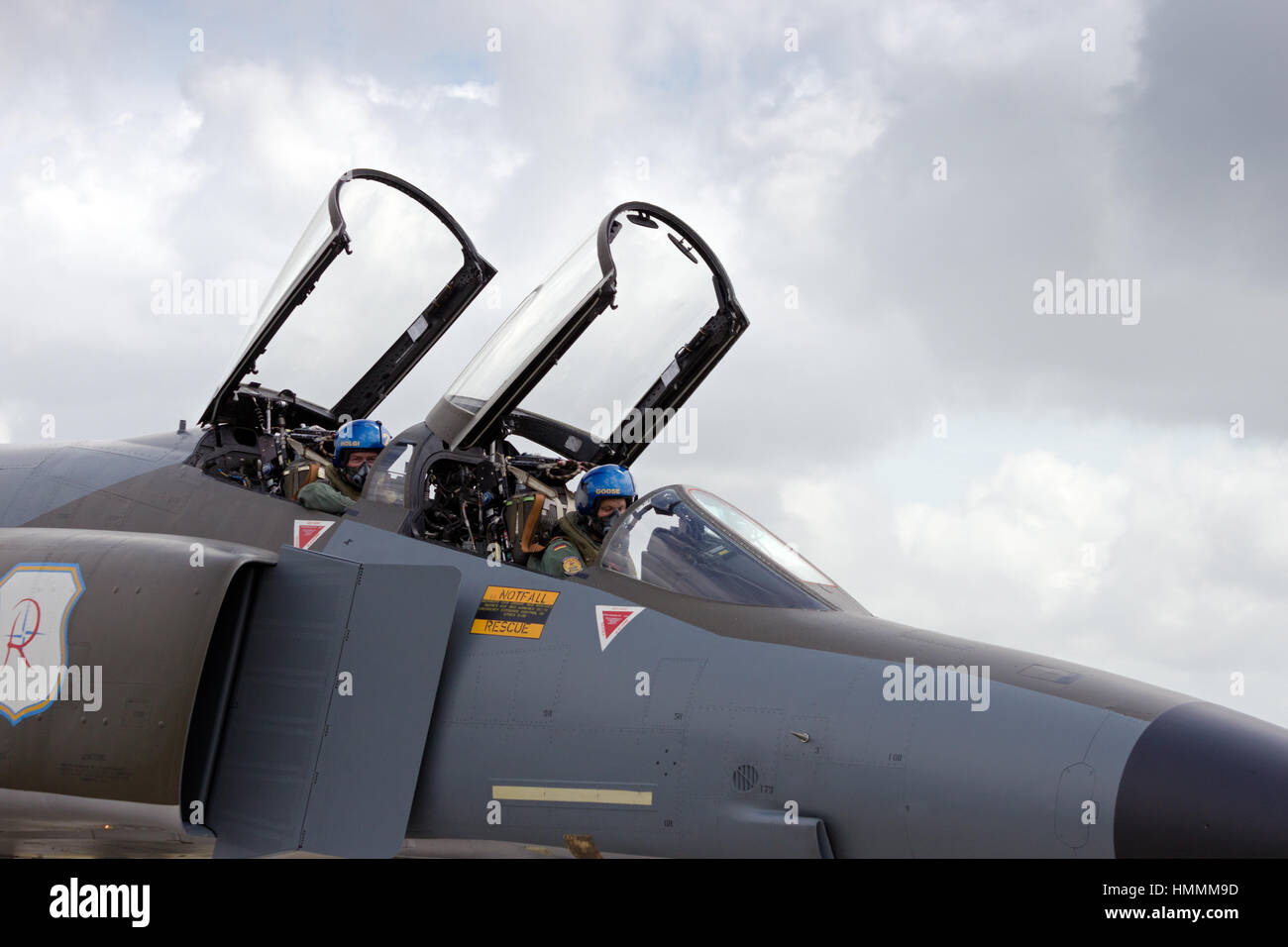 Schöppingen, ALLEMAGNE - 29 juin : l'Allemand F-4 Phantom après son dernier vol avant d'decommisioned le 29 juin 2013 à Wittmund , Allemagne. Le F-4 Phantom a Banque D'Images