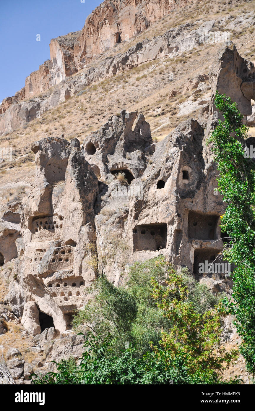 Cheminées de fées en Cappadoce, Turquie Banque D'Images