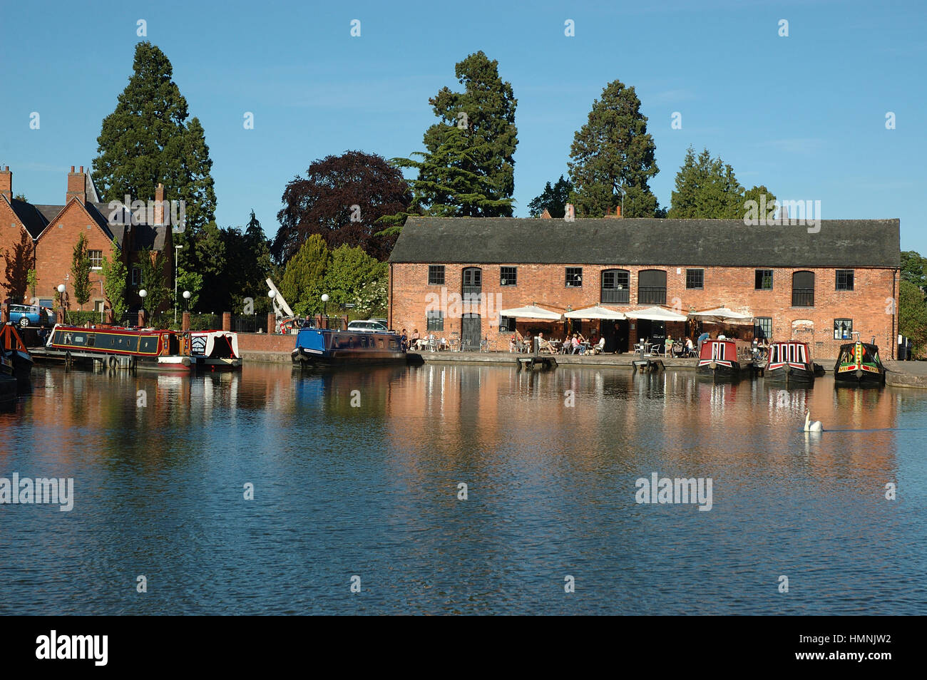 Waterside Inn, Market Harborough Banque D'Images