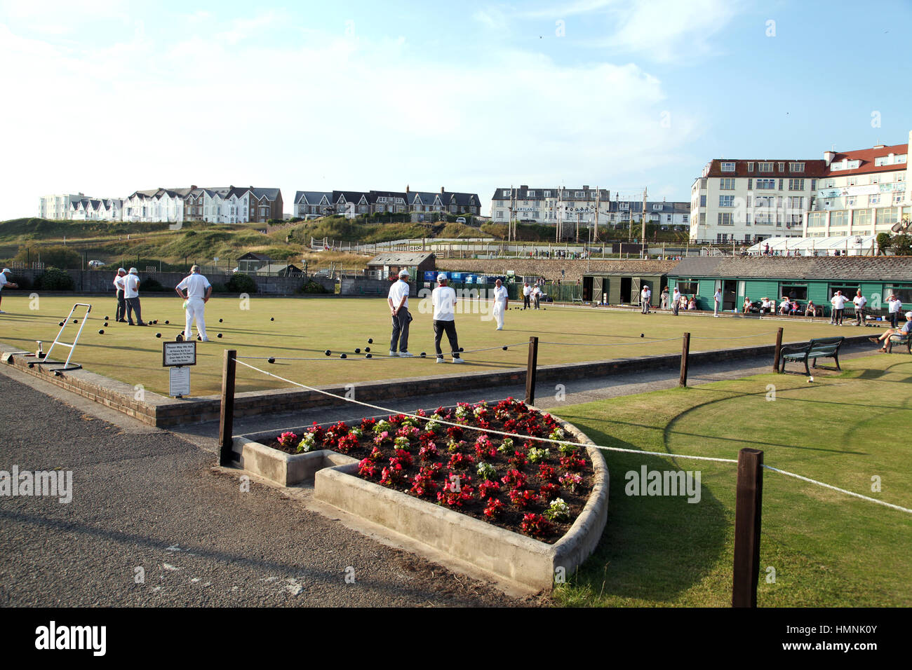 Dvd bol à sportfield Bude Banque D'Images