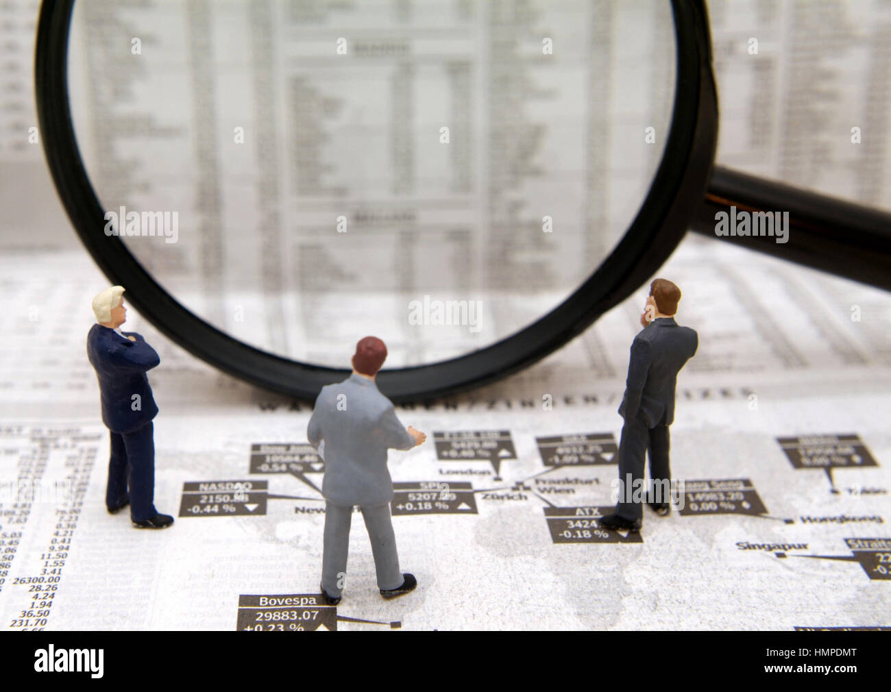 Pour les actionnaires symbolique Banque D'Images