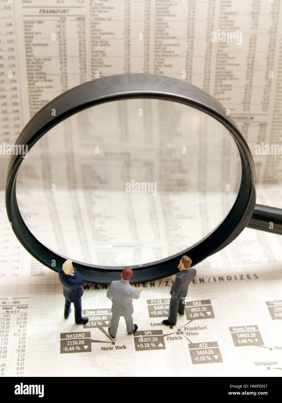 Pour les actionnaires symbolique Banque D'Images