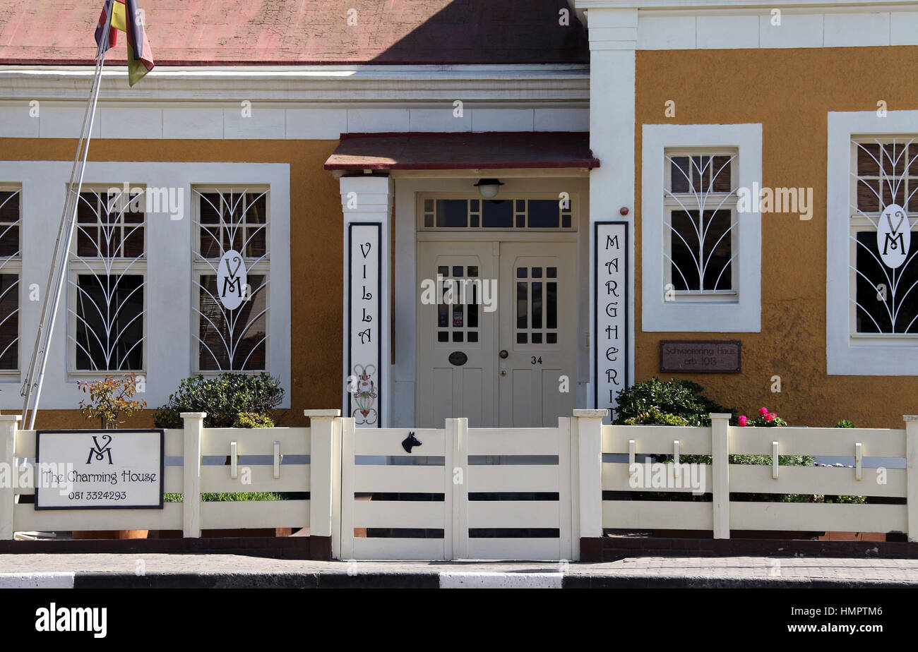 La Villa Margherita à Swakopmund Banque D'Images