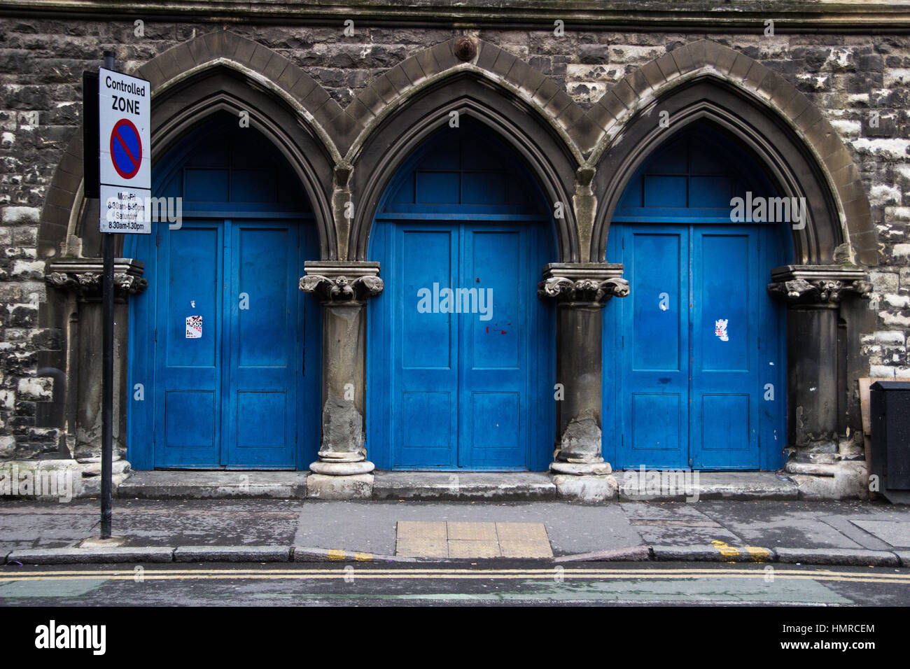 L'École à Londres St Leonard Banque D'Images