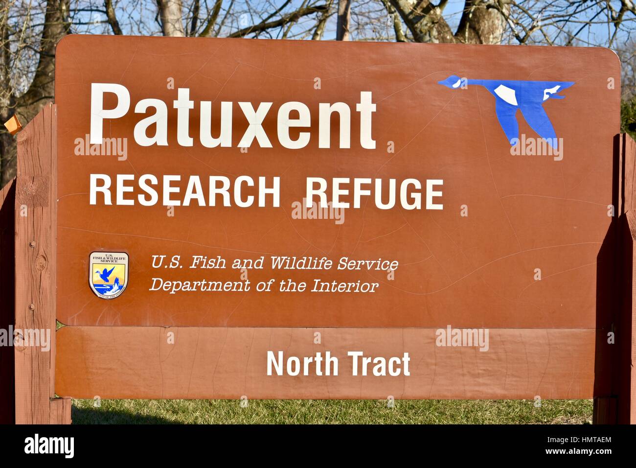 Le Patuxent Research Refuge Banque D'Images