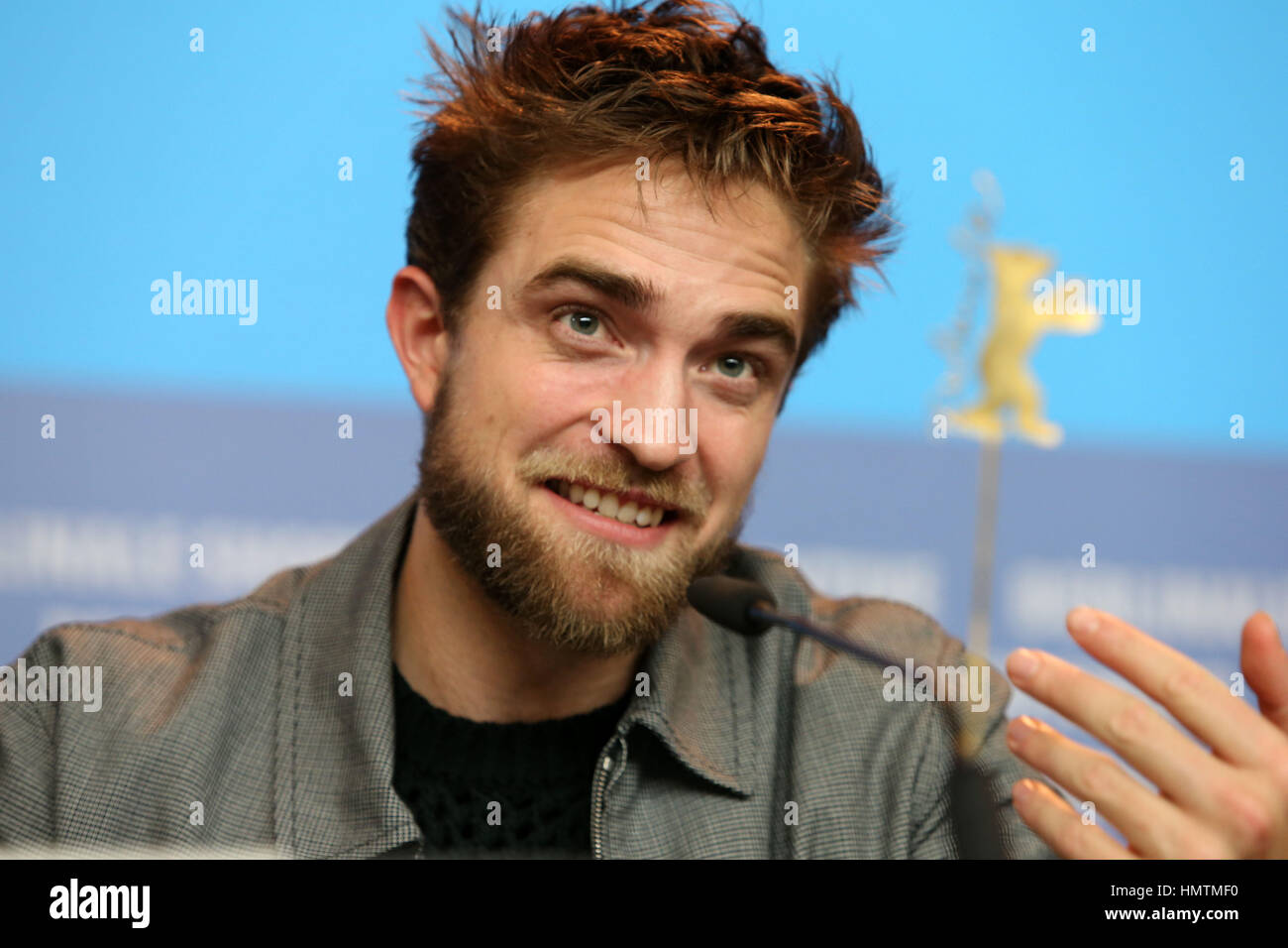 Berlin, Allemagne. Feb 9, 2015. 09 février 2015 - Berlin, Allemagne - Robert Pattinson. ''La vie'' au cours d'une séance de la 65e Berlinale au Grand Hyatt Hotel. Crédit photo : BB/face à face/AdMedia Crédit : bb/AdMedia/ZUMA/Alamy Fil Live News Banque D'Images