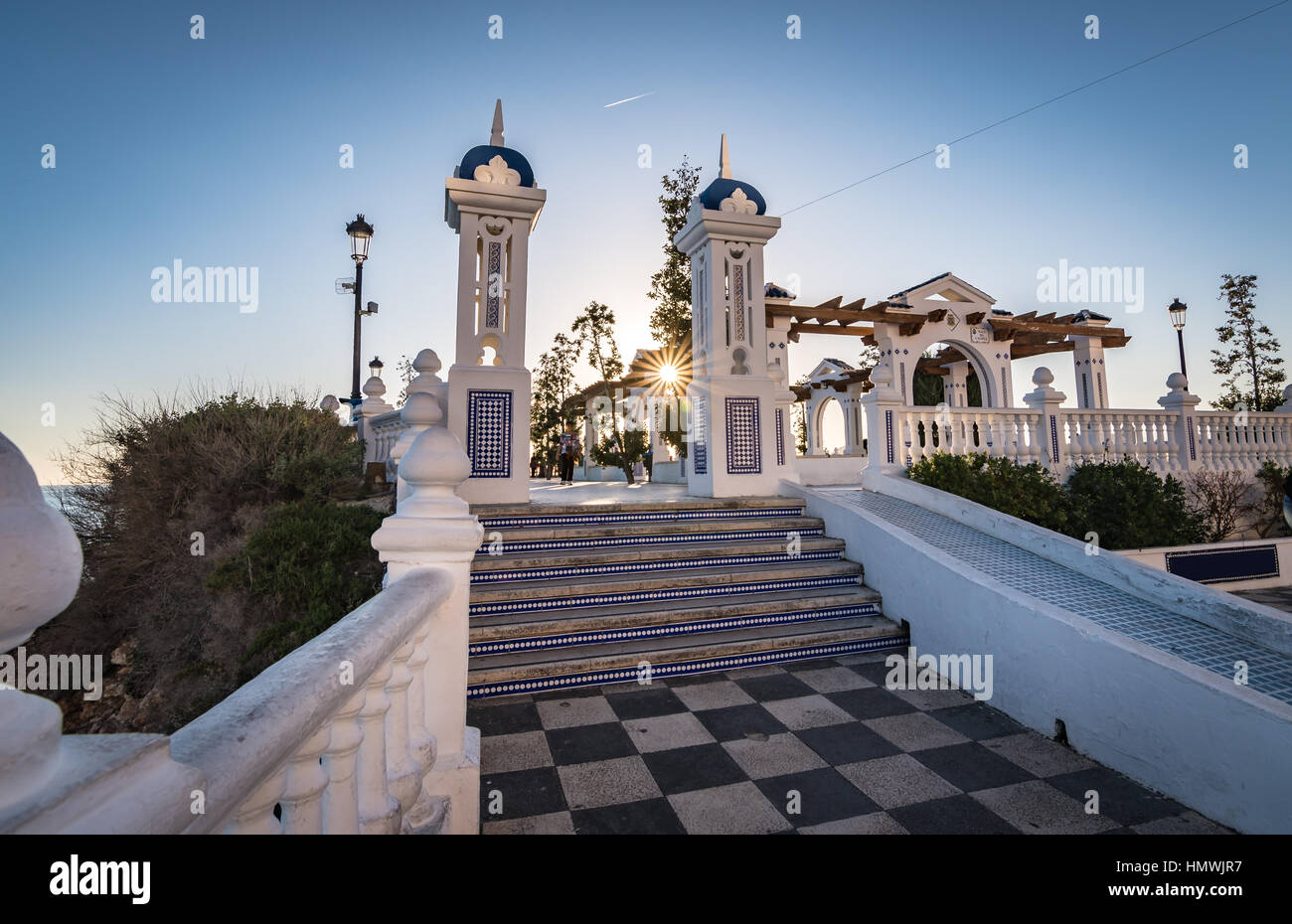 Benidorm est une station balnéaire sur la côte orientale de l'Espagne, une partie de la région de Valence est célèbre Costa Blanca Banque D'Images