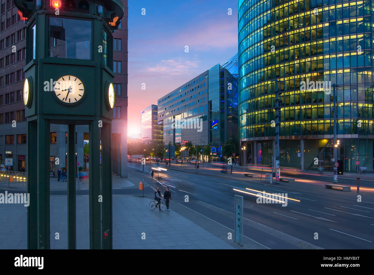 La Potsdamer Platz à Berlin Banque D'Images