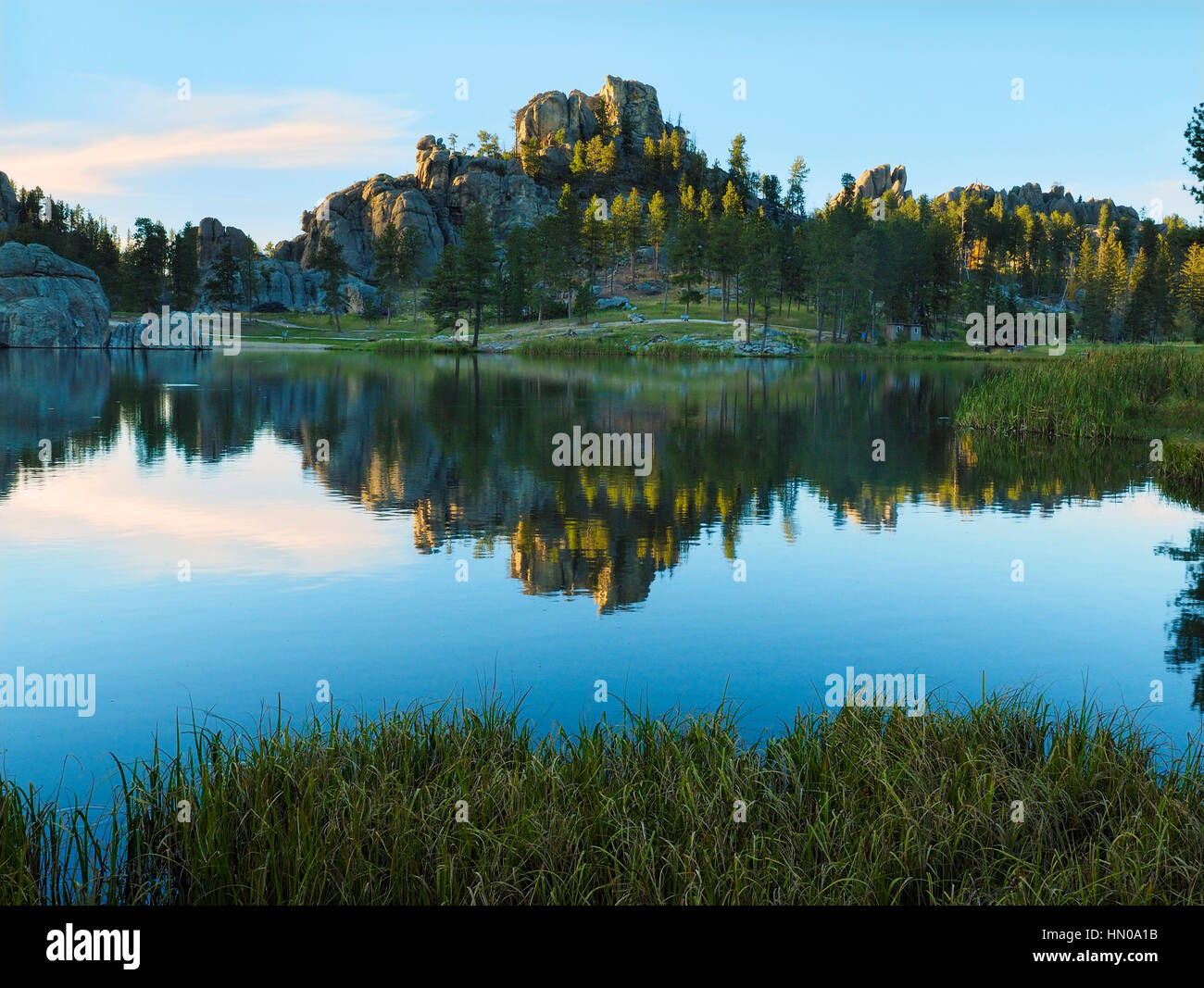 Sylvan Lake, Custer State Park, Black Hills, Dakota du Sud, USA, Banque D'Images