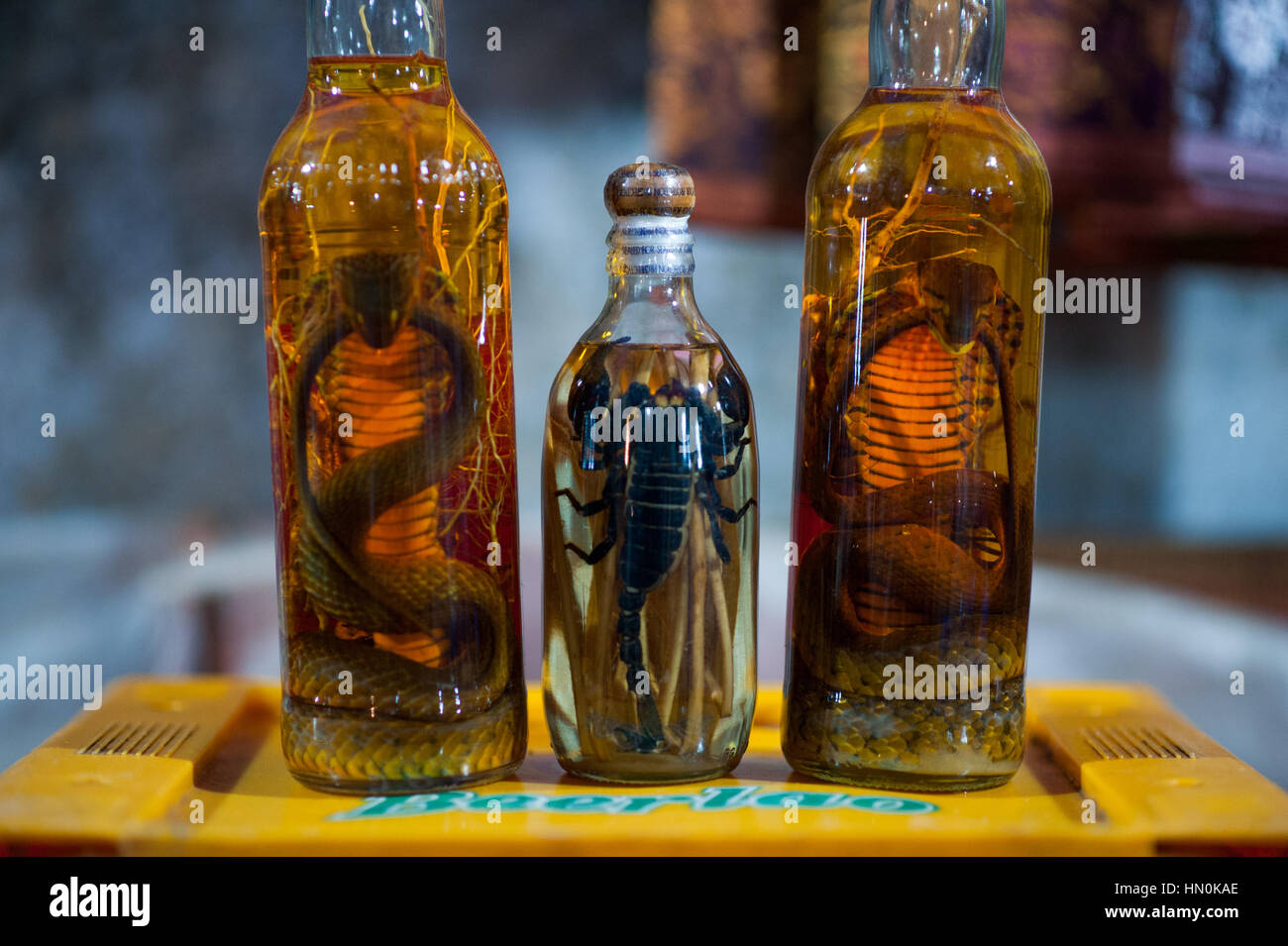 Serpent et scorpion whisky Photo Stock - Alamy