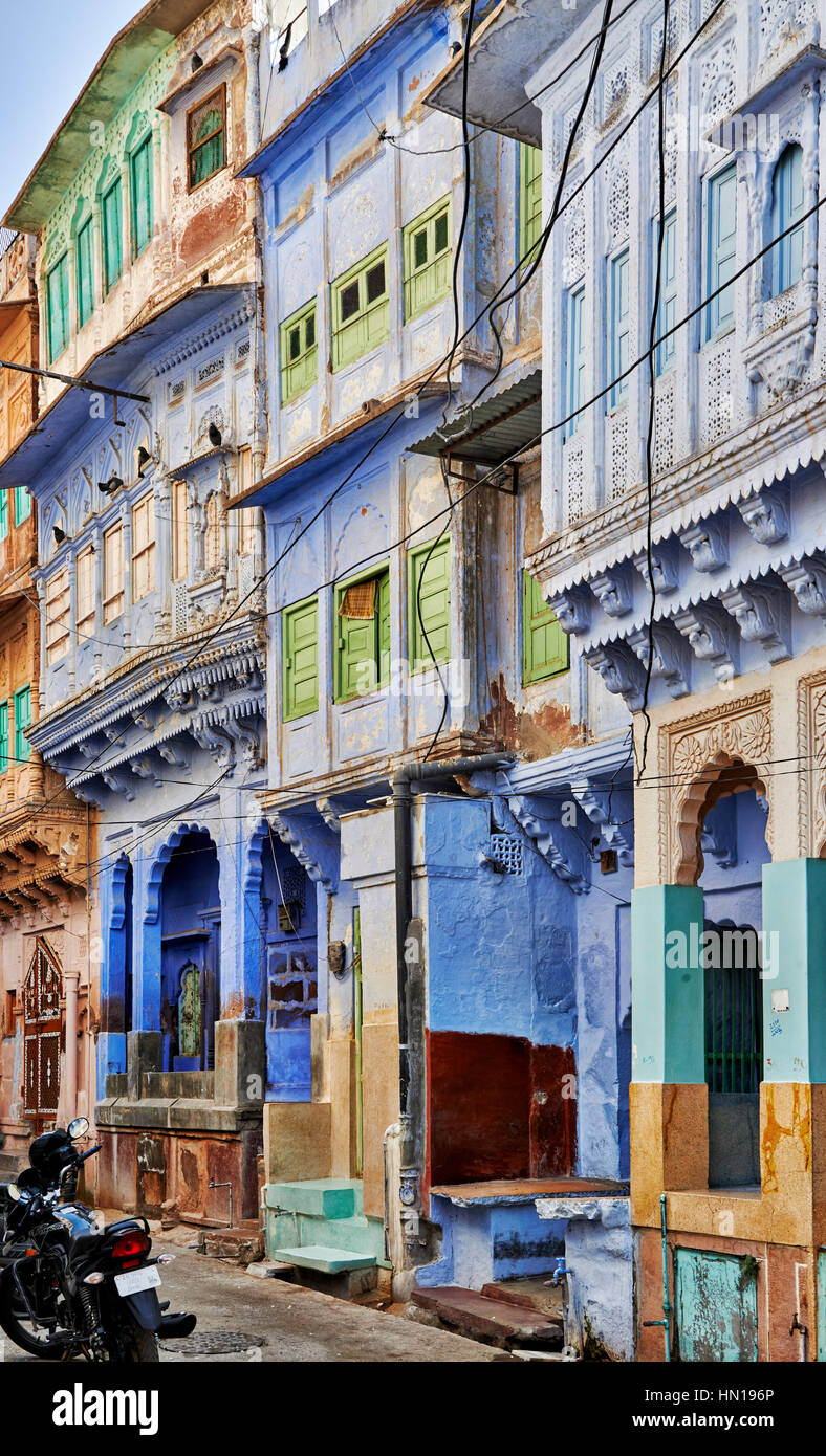 Ville Bleue Jodhpur, Rajasthan, India Banque D'Images