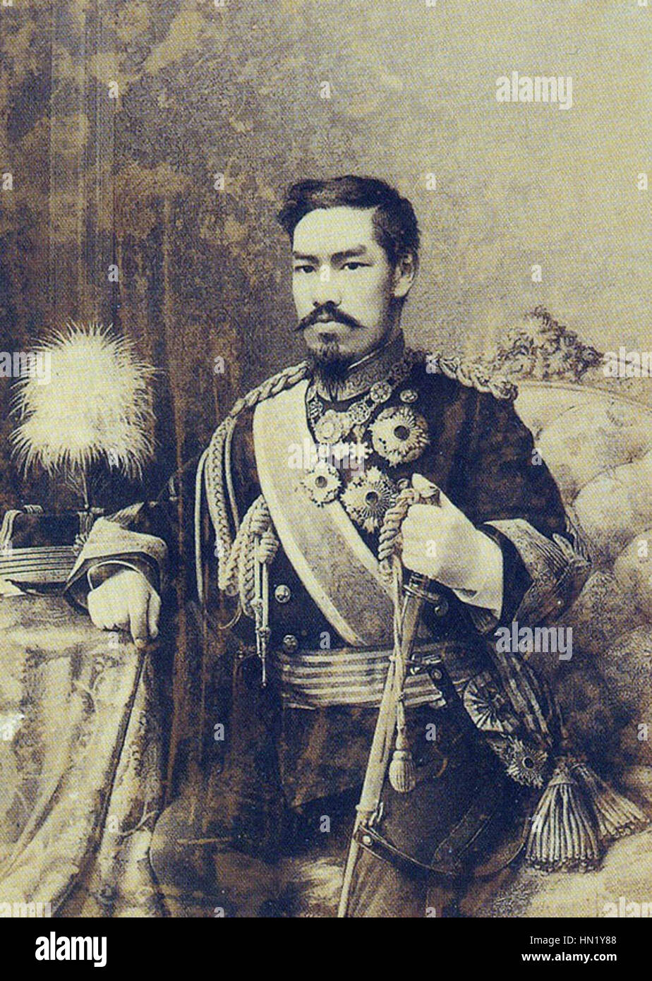 L'empereur Meiji ukr Banque D'Images