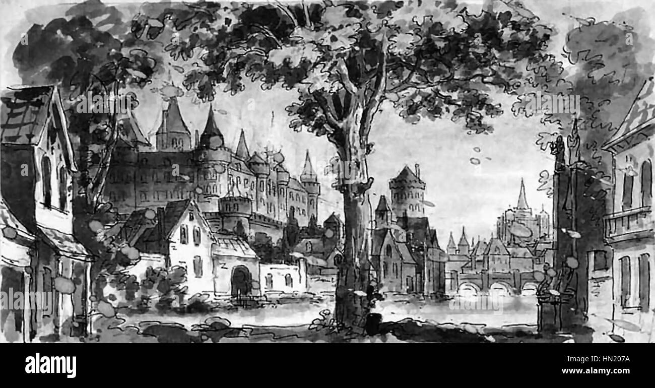 Meyerbeer HuguenotsActIII GiuseppeBertoja Fenice1856 Banque D'Images