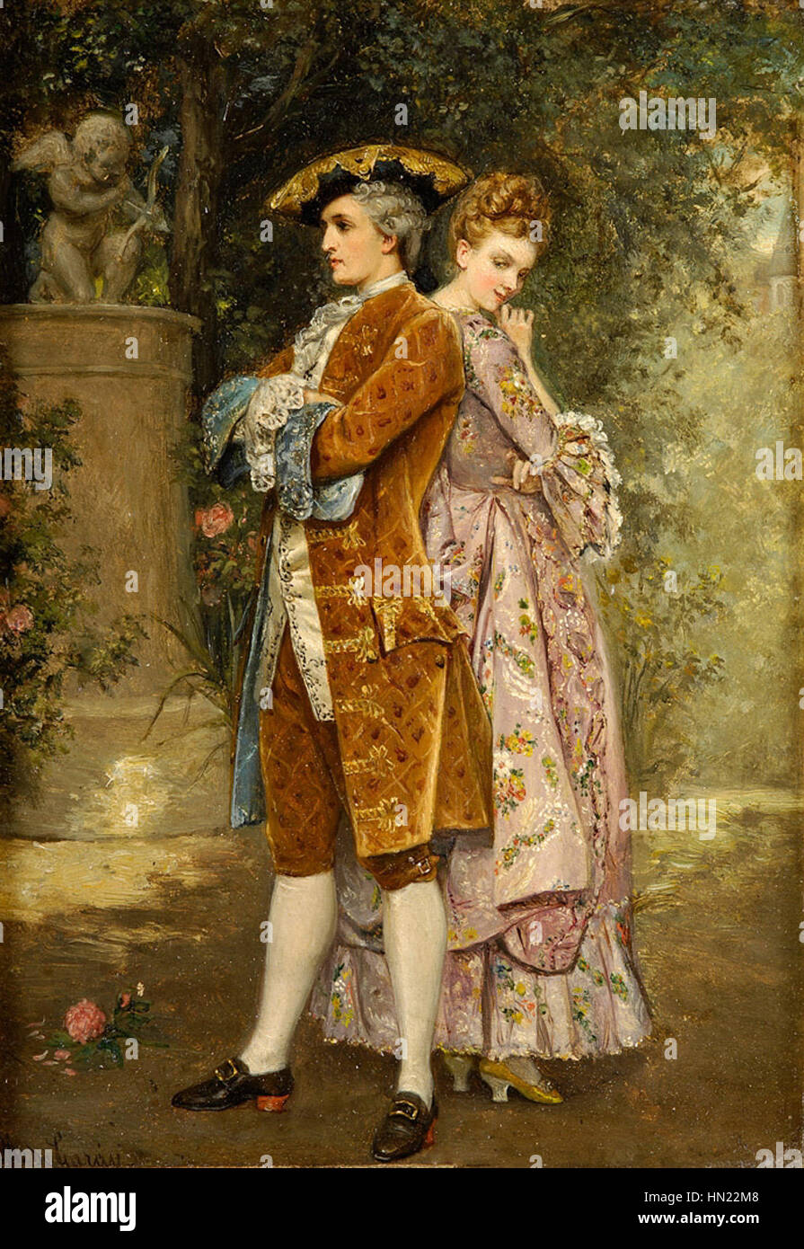 Manuel de Garay Das erste Rendezvous Banque D'Images