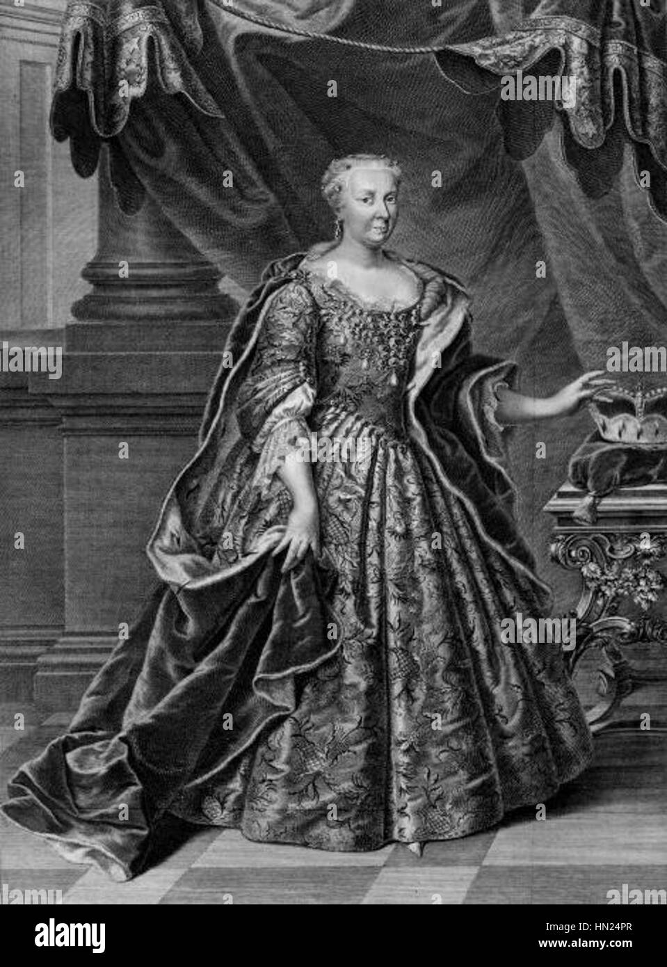 Magdalena Augusta von Sachsen-Gotha-Altenburg Banque D'Images