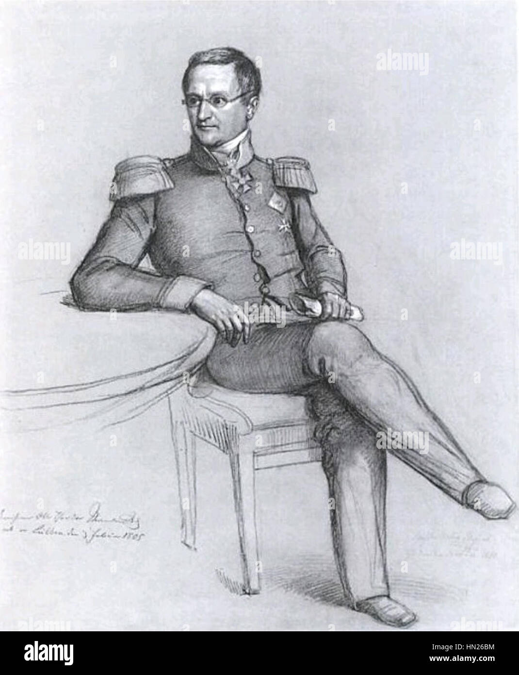 Otto Theodor von Manteuffel, (1805-1882)8 Banque D'Images