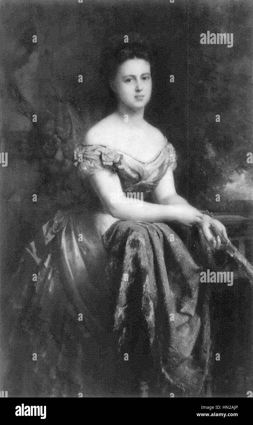 Maria Alexandrovna d'Édimbourg par Gustav Richter (1874), Royal College. Banque D'Images