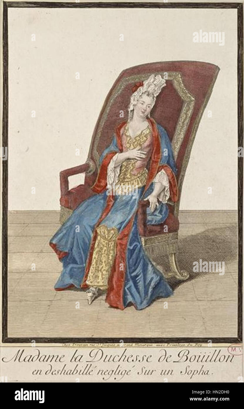Marie Anne Mancini, figure éminente du XVIIe siècle, est représentée dans cette estampe. Connue pour son rôle à la cour de France et son lien avec le roi Louis XIV, l'estampe l'illustre comme une noble à la mode de l'époque. Banque D'Images Marie Anne Mancini, figure éminente du XVIIe siècle, est représentée dans cette estampe. Connue pour son rôle à la cour de France et son lien avec le roi Louis XIV, l'estampe l'illustre comme une noble à la mode de l'époque. Banque D'Images