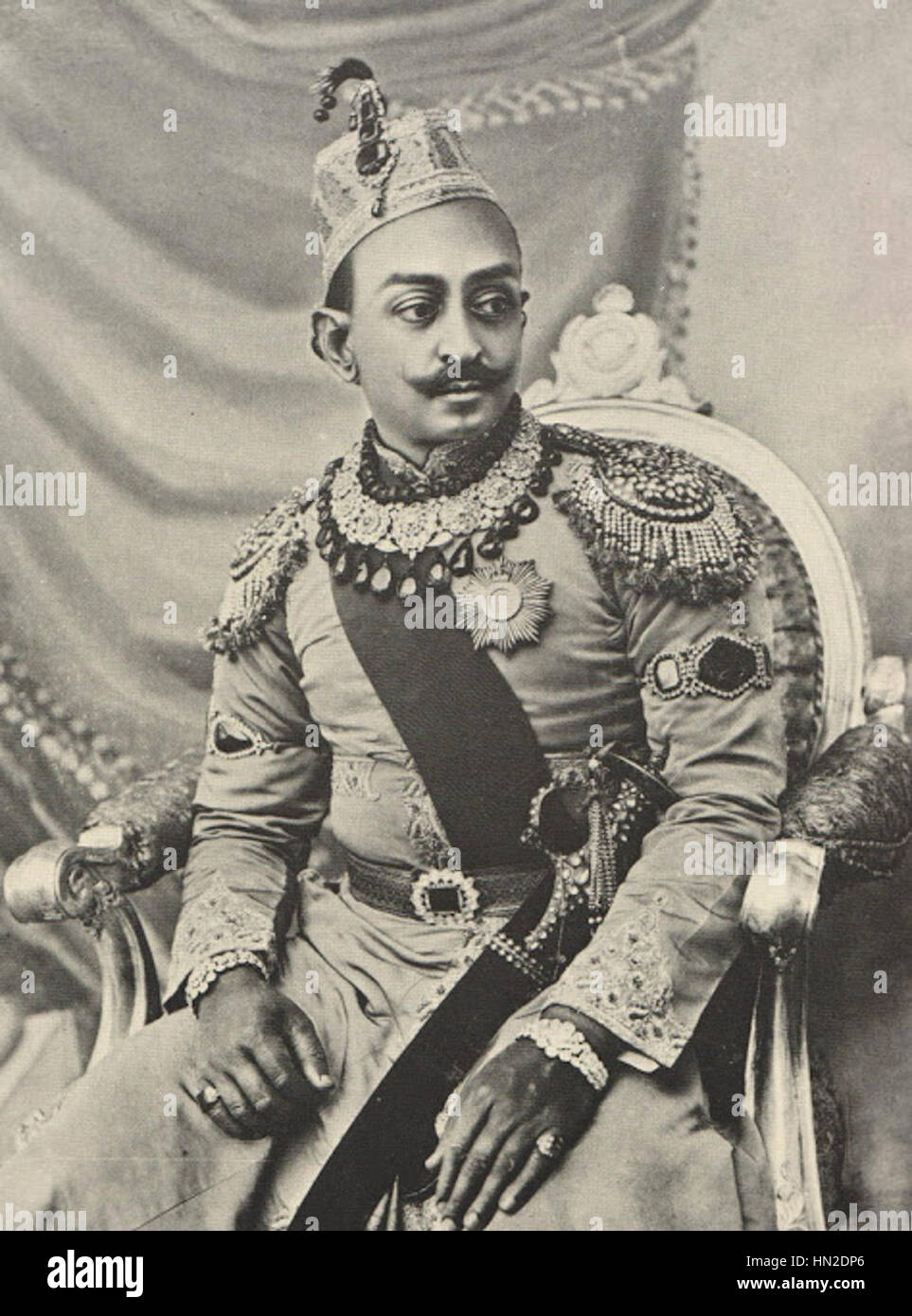 Maharaja di Benares Banque D'Images