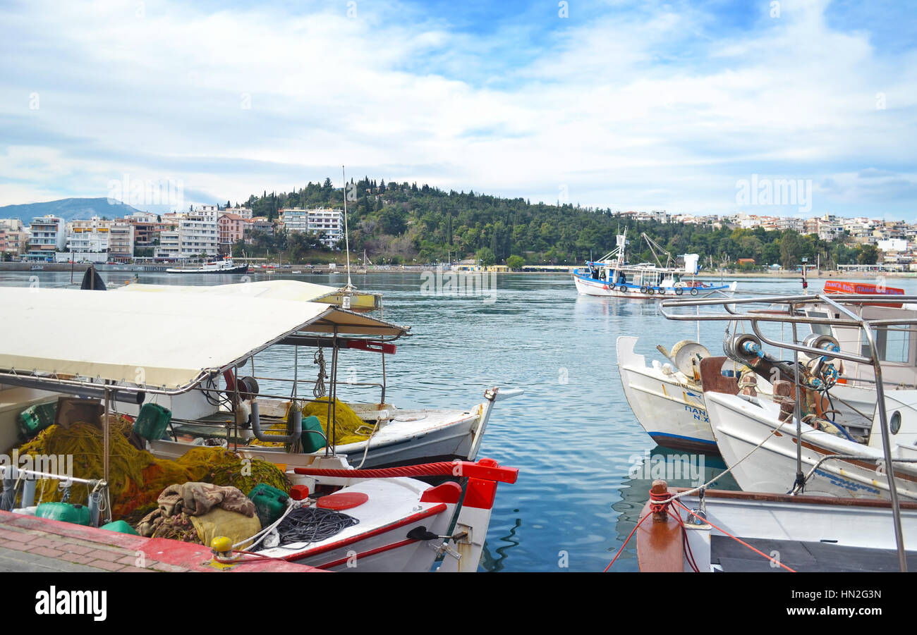 Paysage De Chalcis Eubee Grece Phenomene De L Eau Folle De Chalkida Icon Photo Stock Alamy