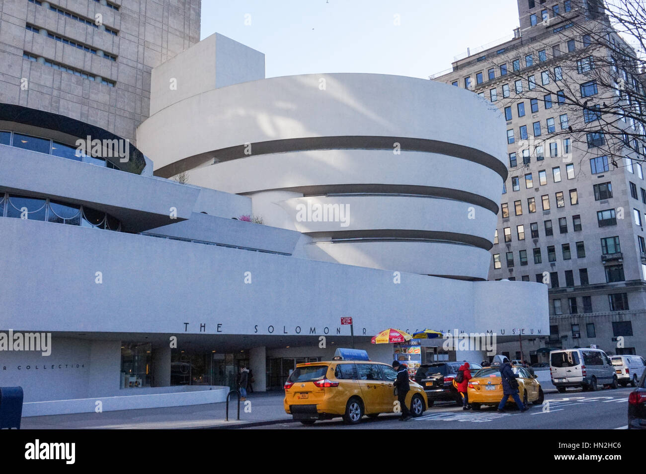 Le Musée Solomon R. Guggenheim, New York City Banque D'Images