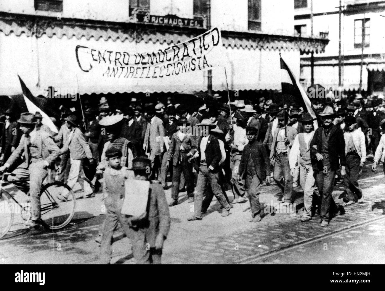 Manifestation anti-cléricale Mexique 1909 Washington, D.C. Library of Congress Banque D'Images