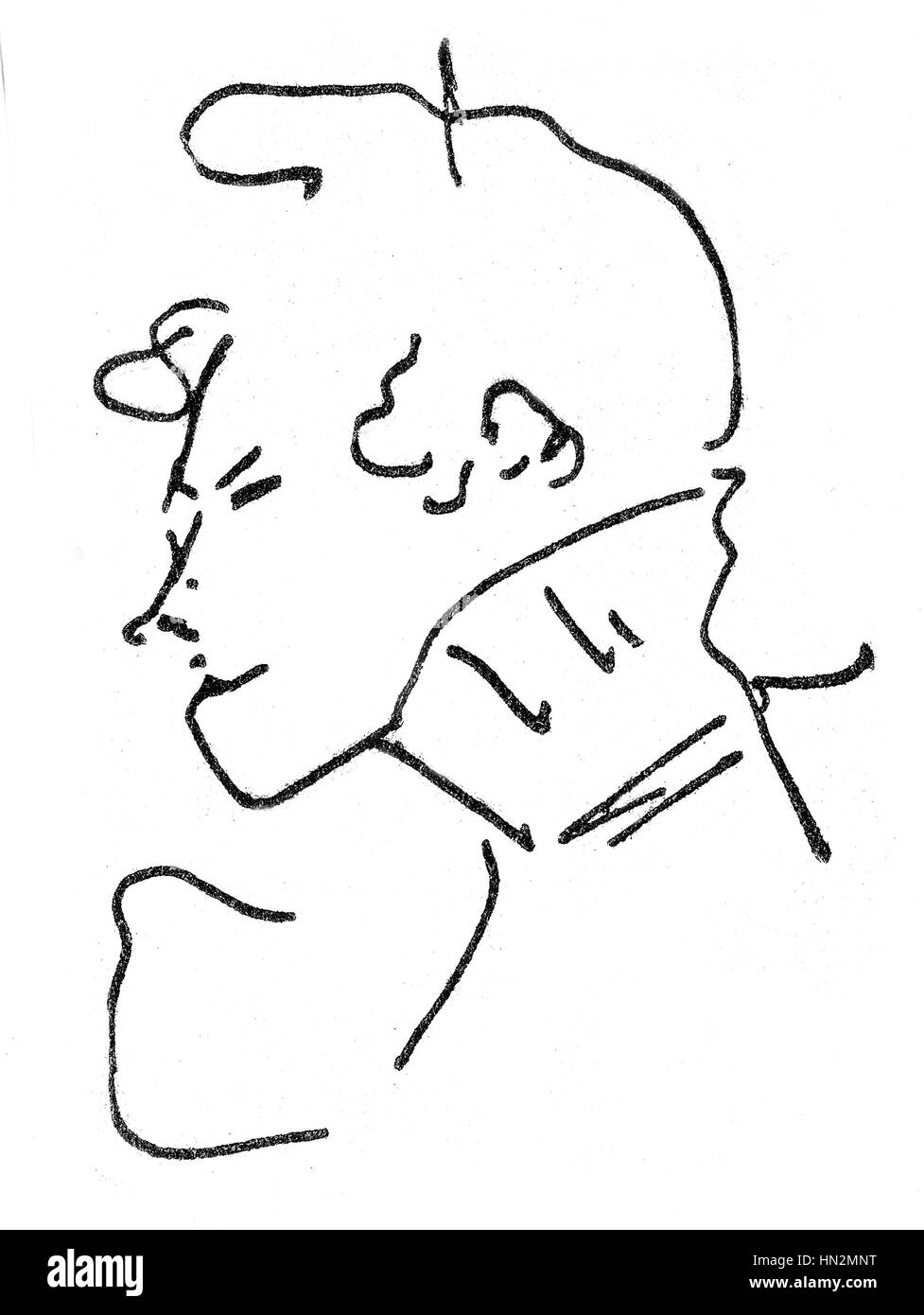 Jeanne Granier 1864-1901 Henri de Toulouse Lautrec Banque D'Images