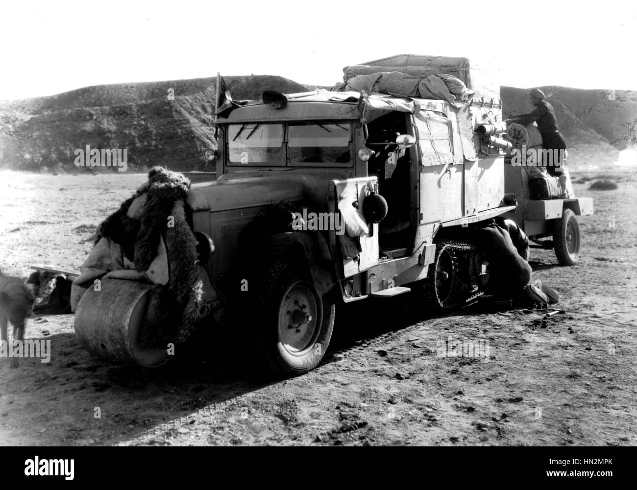 La croisière jaune. Traversée de l'Asie centrale en voiture organisée par André Citroën. Beyrouth (4 avril 1931), T'ien Tsin (22 février 1932) 1931-1932 Asie Banque D'Images