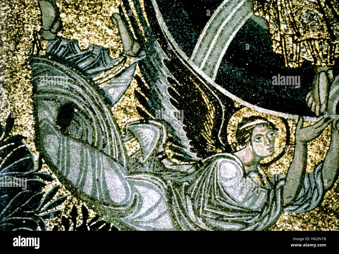 Salonique Mosaïque de la coupole de Sainte-sophie 9e siècle l'art byzantin Banque D'Images