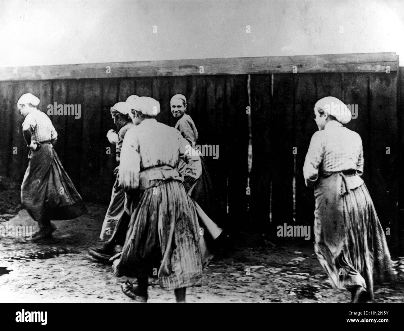 Les femmes travaillant dans les mines, c.1900 France c.1900 Banque D'Images
