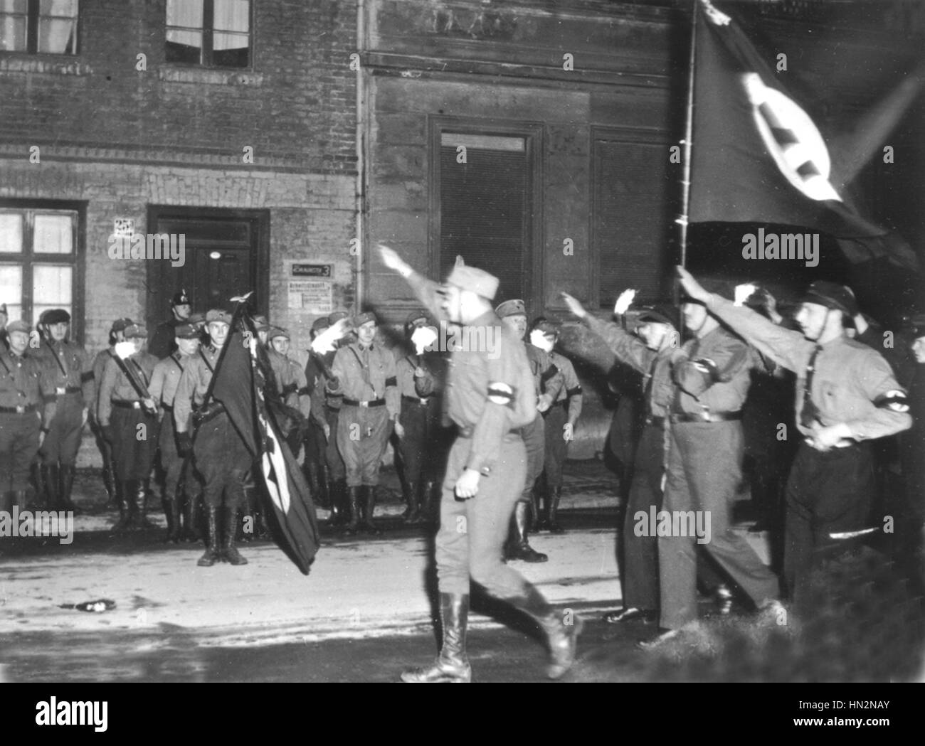 Parade à Berlin 1933 S.A. Allemagne Banque D'Images