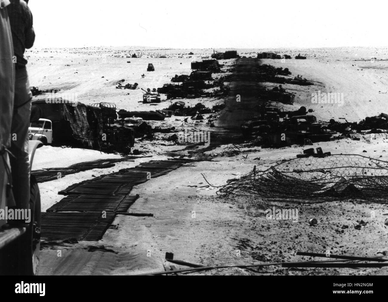 Les opérations militaires dans le désert 1967 Guerre des Six Jours, Israël National Archives, Washington Banque D'Images