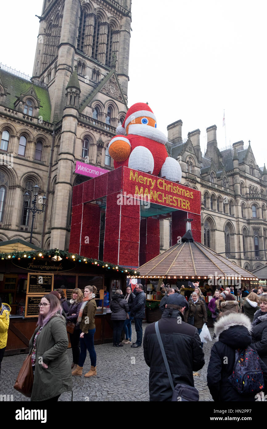 Marché de noël de Liverpool Banque D'Images