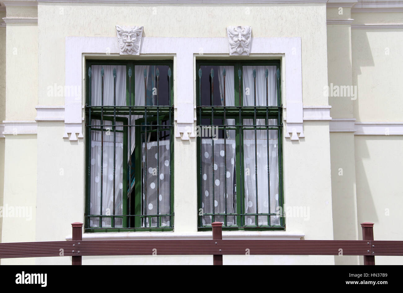 Maison de Hohenzollern, qui a été construit comme un hôtel à Swakopmund en Namibie Banque D'Images