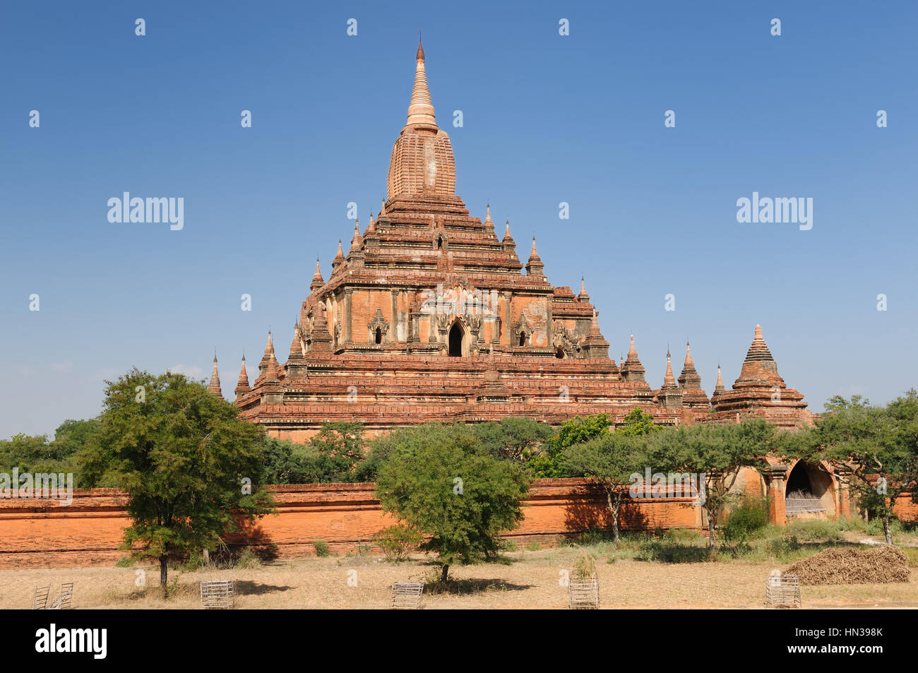 Myanmar (Birmanie), Bagan, Pahto Sulamani - est l'une des plus jolies. Bagan Ce temple, connu sous le nom de joyau, a été construit autour de 1181 par N Banque D'Images