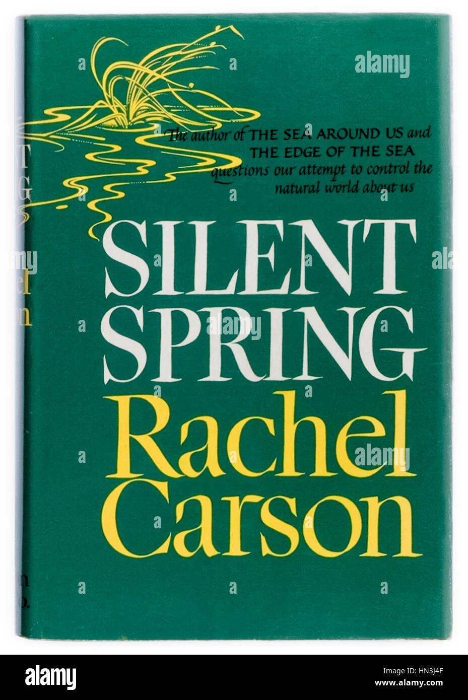 'Silent Spring' 1962 Première édition par Rachel Carson (1907-1964) sur les dommages environnementaux causés par les pesticides. Banque D'Images