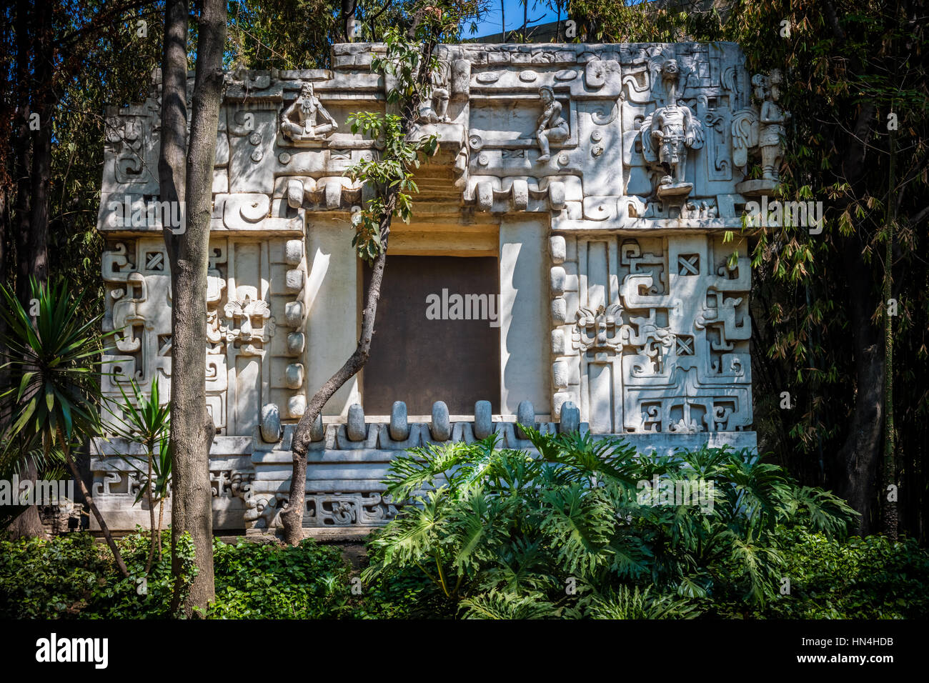 Le Musée National d'anthropologie (Espagnol : Museo Nacional de Antropología, MNA) est un musée national du Mexique. Banque D'Images