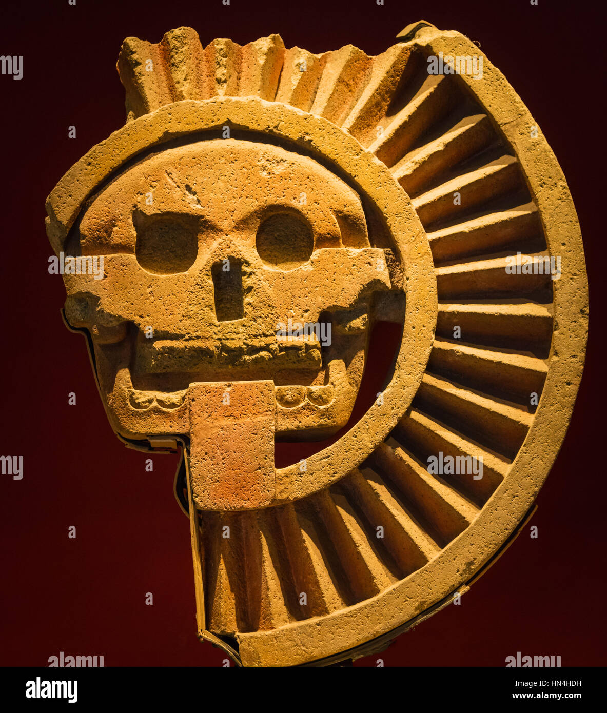 Le Musée National d'anthropologie (Espagnol : Museo Nacional de Antropología, MNA) est un musée national du Mexique. Banque D'Images