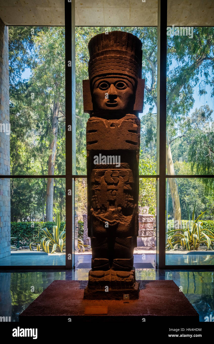 Le Musée National d'anthropologie (Espagnol : Museo Nacional de Antropología, MNA) est un musée national du Mexique. Banque D'Images