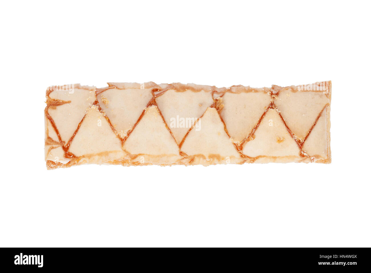 Sfogliatine italien, une pâte feuilletée, isolé sur fond blanc Banque D'Images