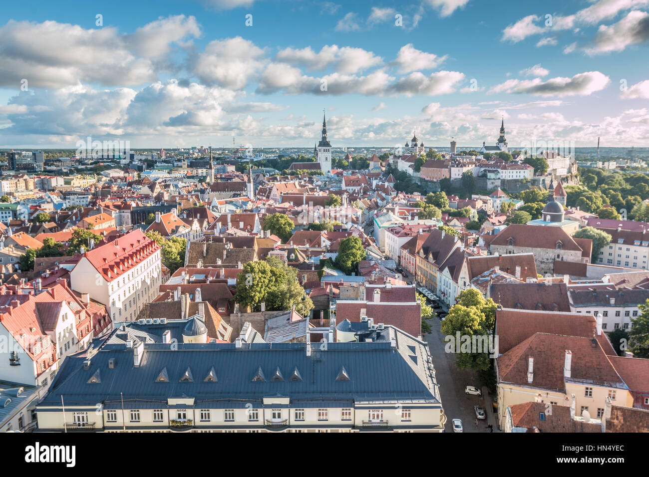 Tallinn Estonie Banque D'Images