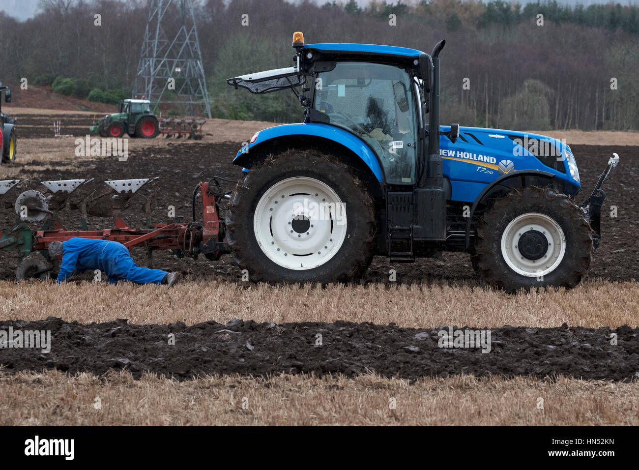 4.2.2017. 24e conférence annuelle de labour, géré par la Société des Agriculteurs de Black Isle. Highfield, Muir of Ord. Highlands écossais. Banque D'Images