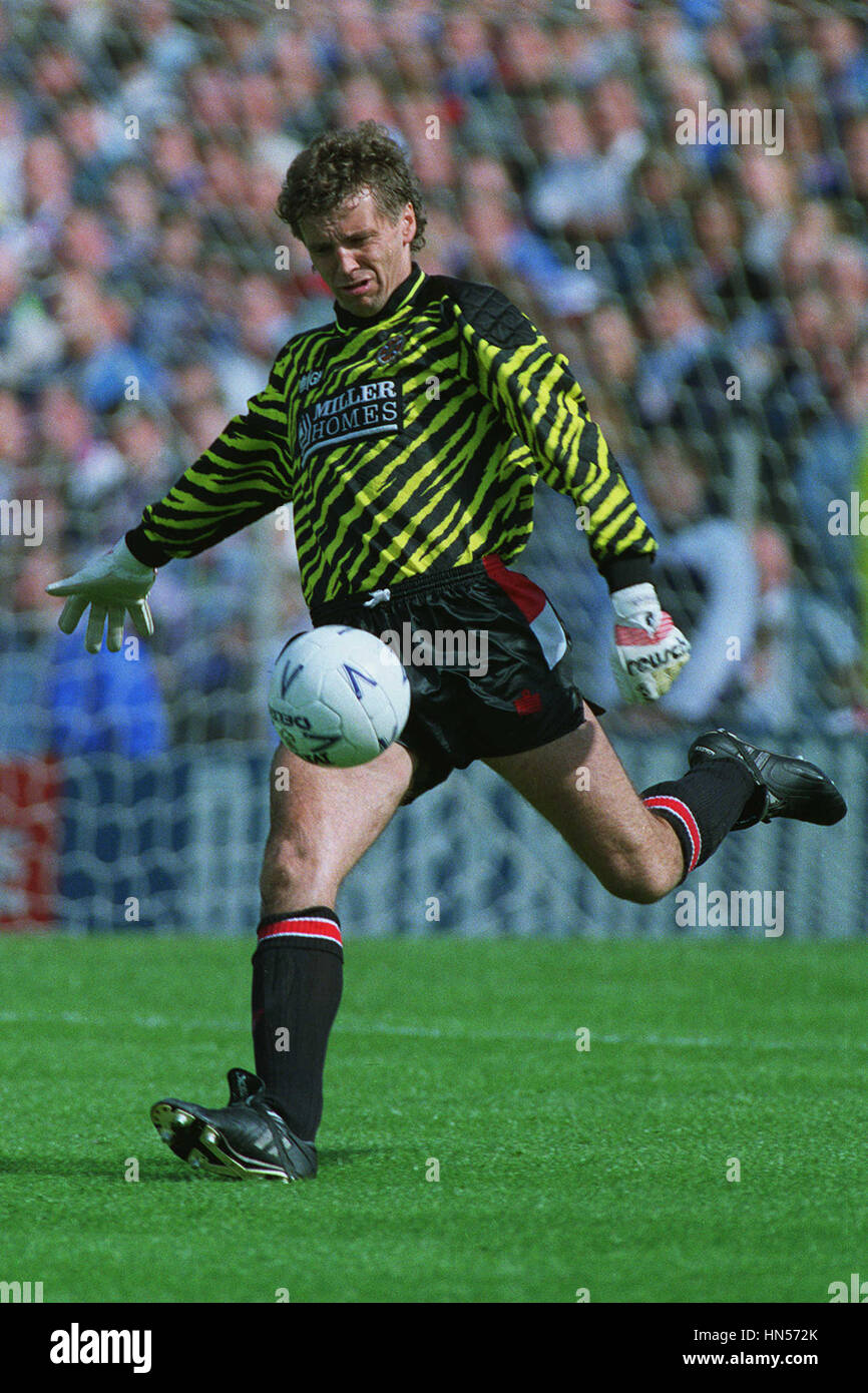 HENRY SMITH COEUR DE MIDLOTHIAN FC le 21 août 1991 Banque D'Images