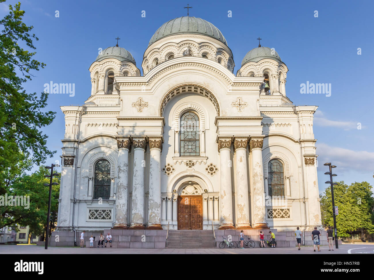 L'église Saint Michel Archange à Kaunas, Lituanie Banque D'Images