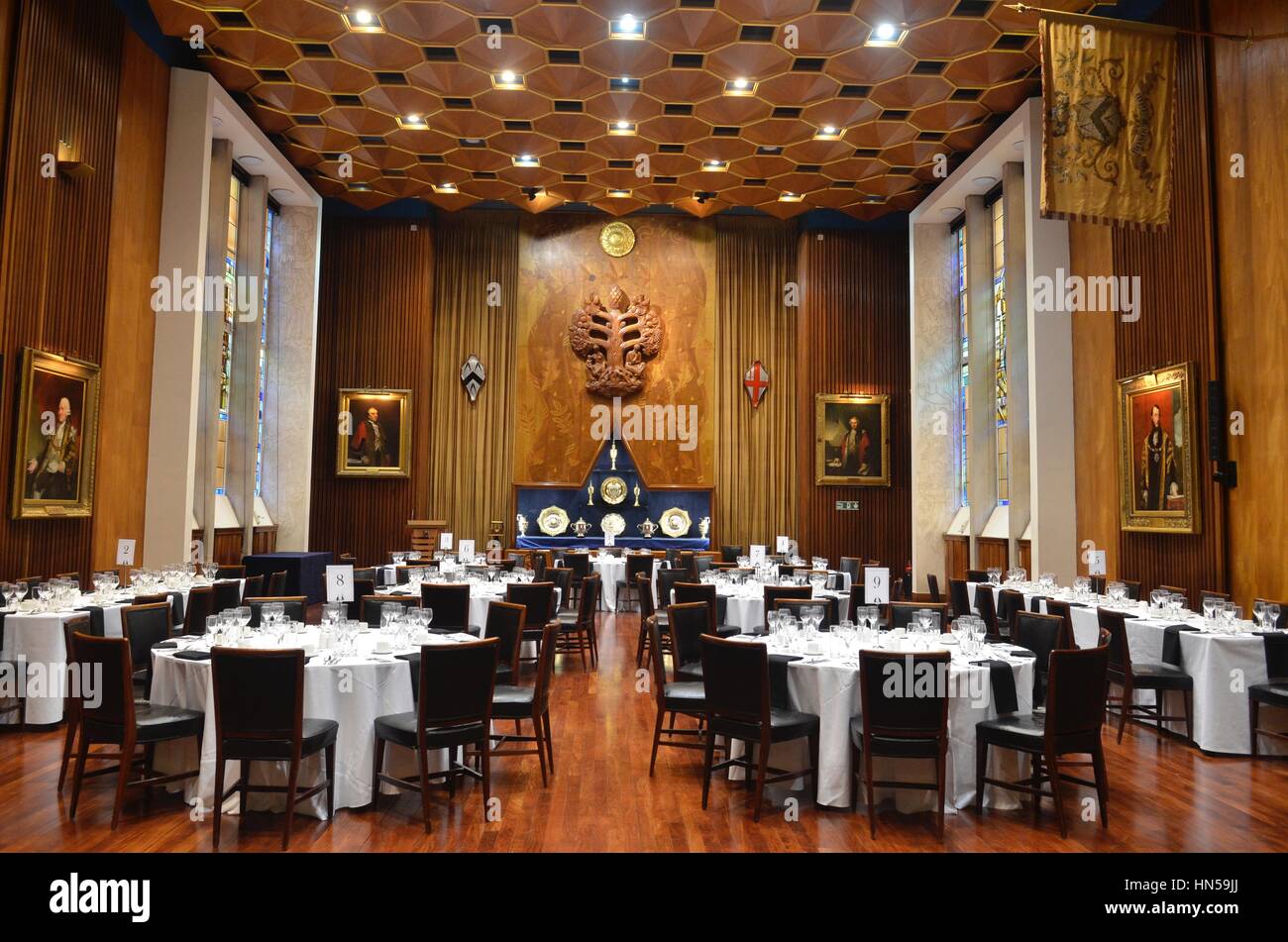 Charpentiers Hall, Throgmorton Avenue, Londres, Angleterre Banque D'Images