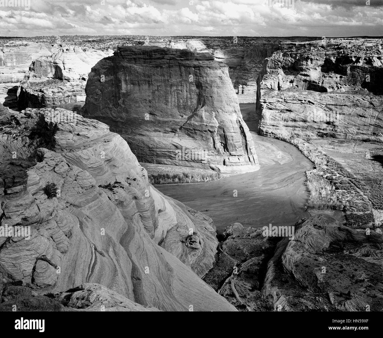 ANSEL ADAMS (1902-1984), photographe américain. Photo de Canyon de Chelly en 1941 Banque D'Images