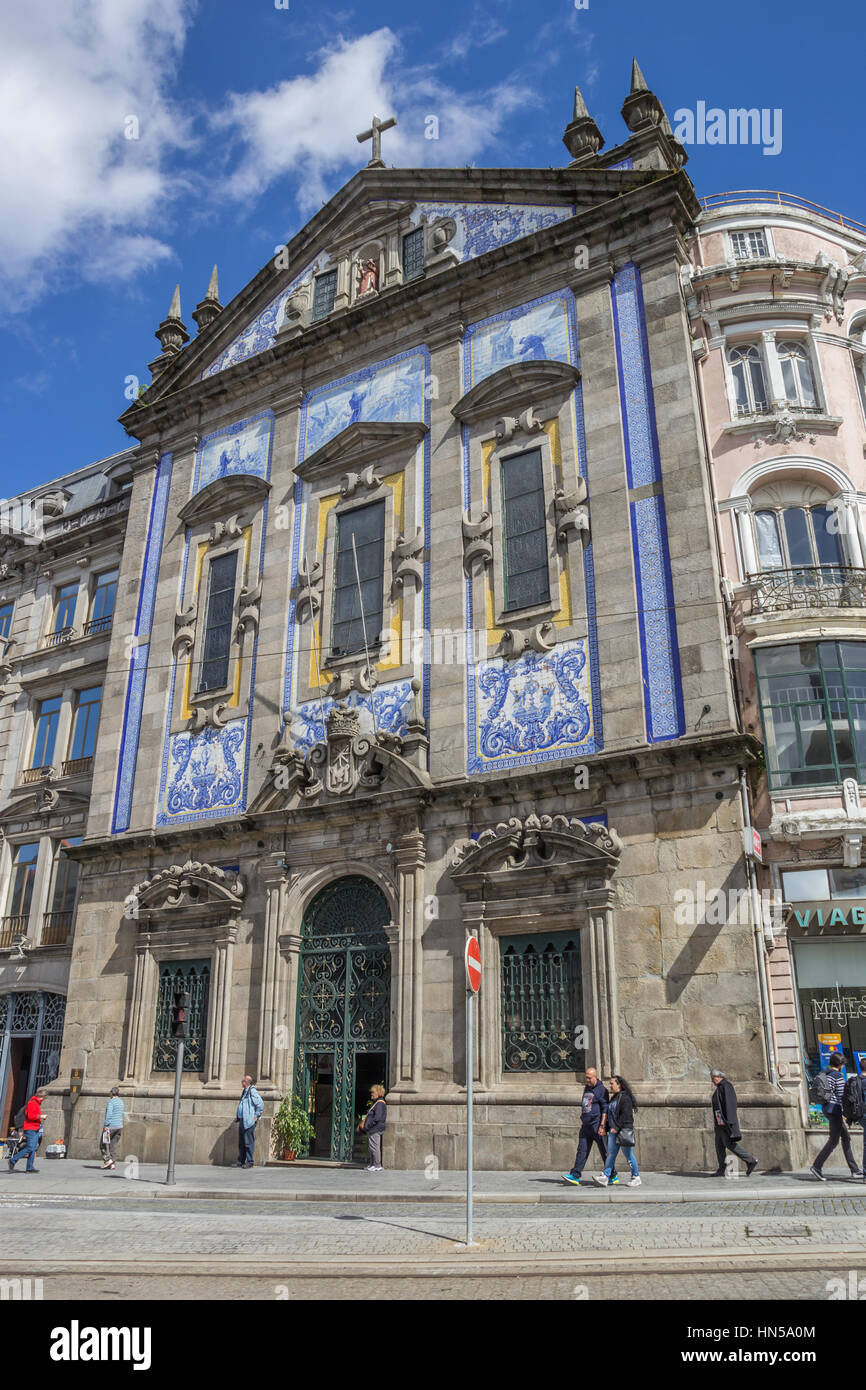 Église Saint Antoine Congregados dans le centre de Porto, Portugal Banque D'Images